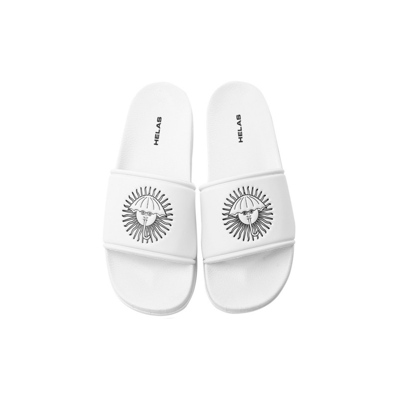 CLAQUETTES HELAS SLIDES - WHITE CLAQUETTES HELAS SLIDES - WHITE
