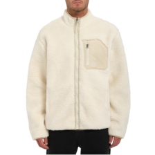 VESTE VOLCOM MUZZER FUZZAR ZIP - DIRTY WHITE