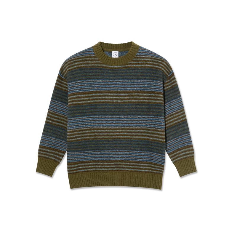 SWEAT POLAR GEORGE SWEATER - BLUE GREEN STRIPE