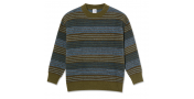 SWEAT POLAR GEORGE SWEATER - BLUE GREEN STRIPE