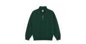 SWEAT POLAR FRANKIE HALF ZIP SWEATER - DARK EMERALD