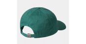 Casquette carhartt wip script cap - rainforest air yellow